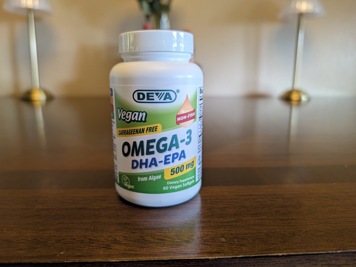 DEVA vegan omega-3 DHA EPA from algae Lex uses instead of fish oil