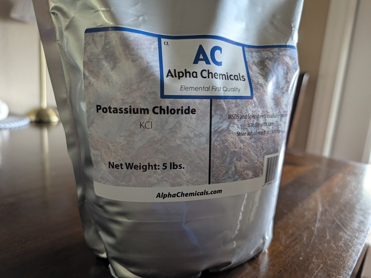 Alpha Chemicals potassium chloride Lex uses instead of table salt