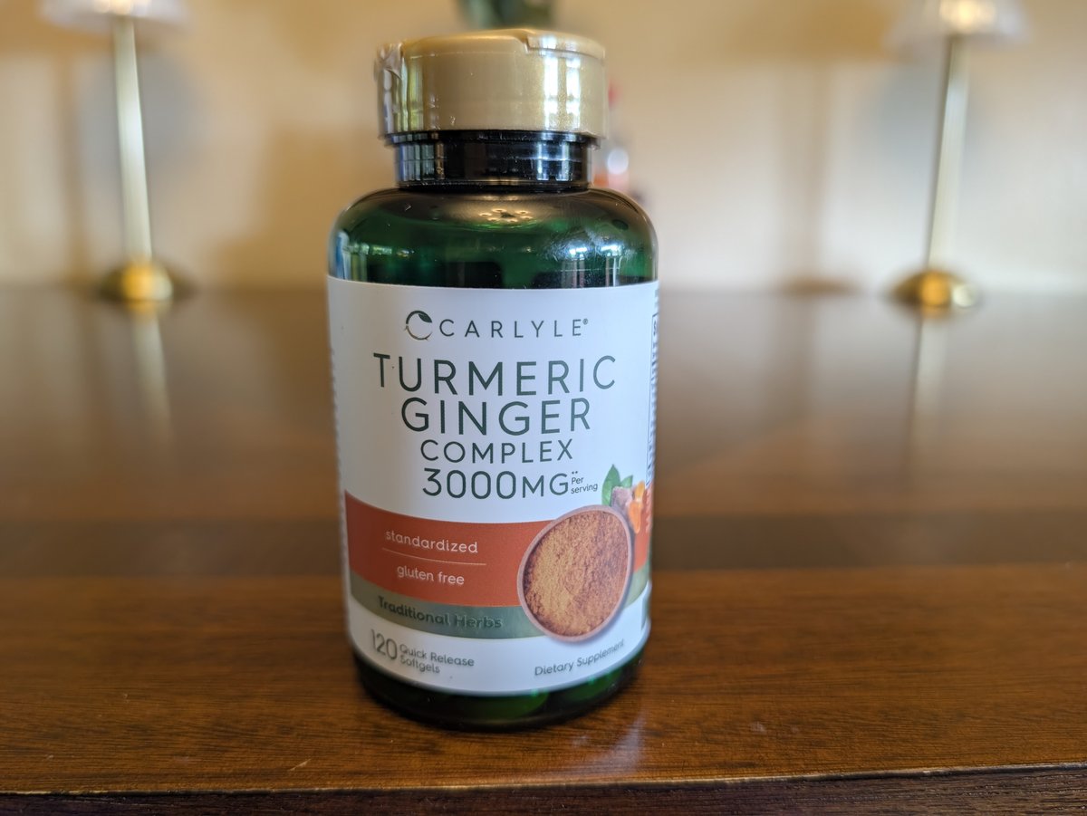 Carlyle turmeric ginger complex capsules Lex dad takes